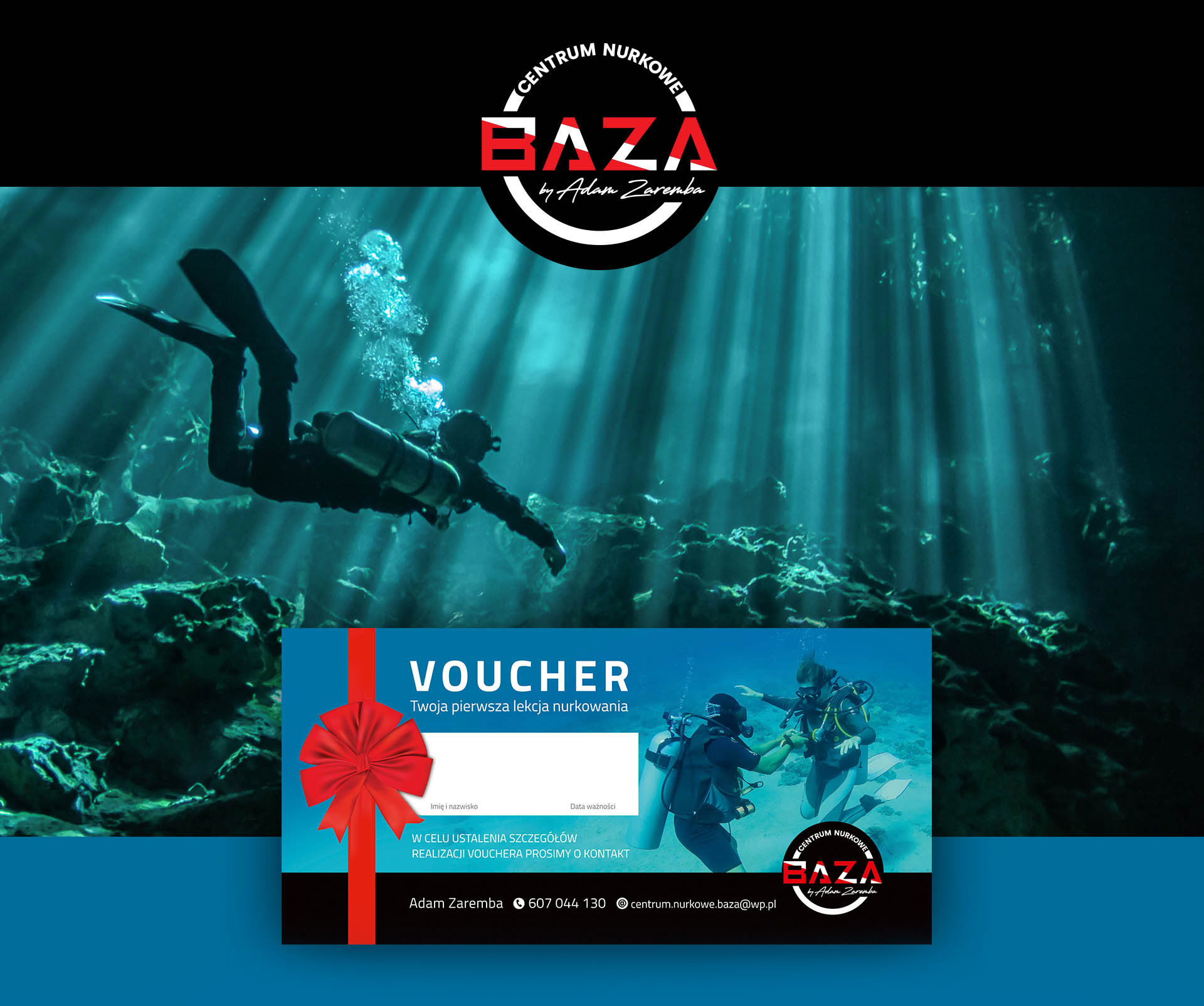 Centrum Nurkowe Baza by Adam Zaremba